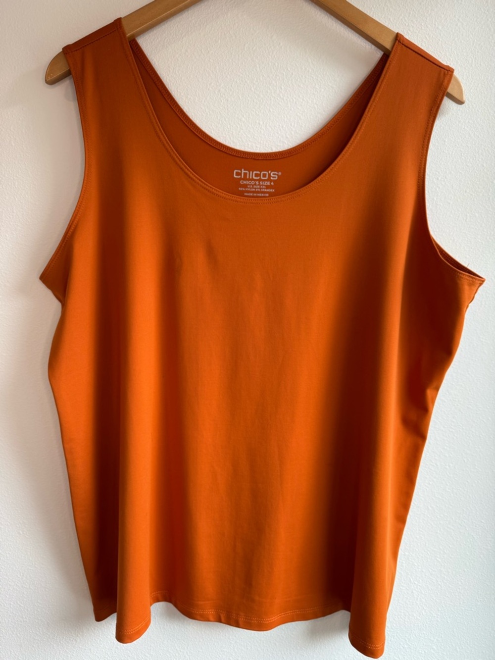 Chico's Burnt Orange Shell